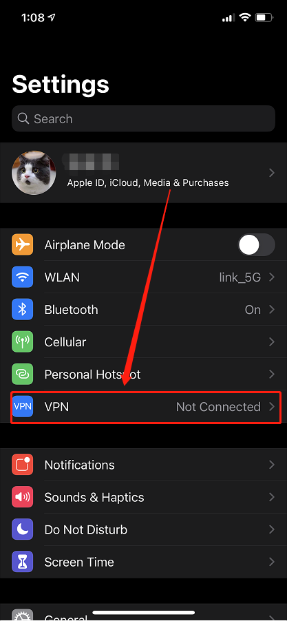 how to set vpn iphone